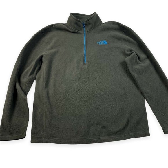 The North Face Mens Fleece 1/2 Sweatshirt Size L - Picture 1 of 5